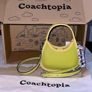 NWT COACH Mini Ergo Bag CO662 Coachtopia Leather w XBODY Strap BOX & Dust Bag
